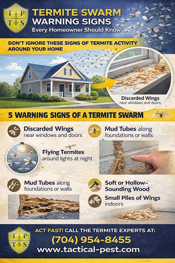 Termite Swarmers in Mint Hill, NC